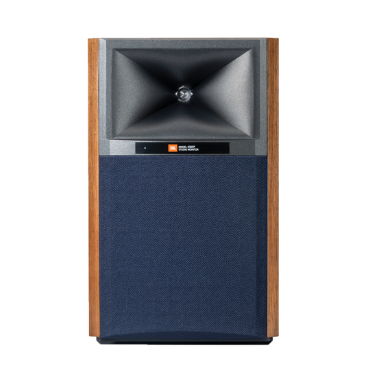 4305P Studio Monitor - Natural Walnut - Powered Bookshelf Loudspeaker System - Front